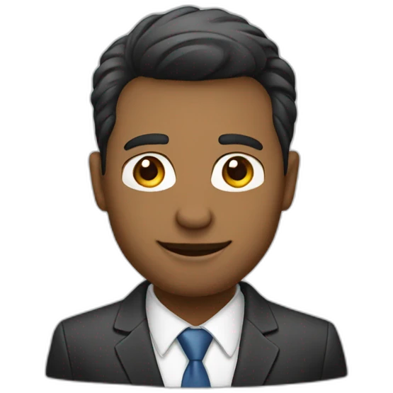 business man may emoji
