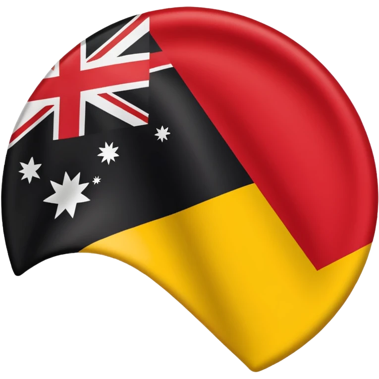 Australian aboriginal flag emoji