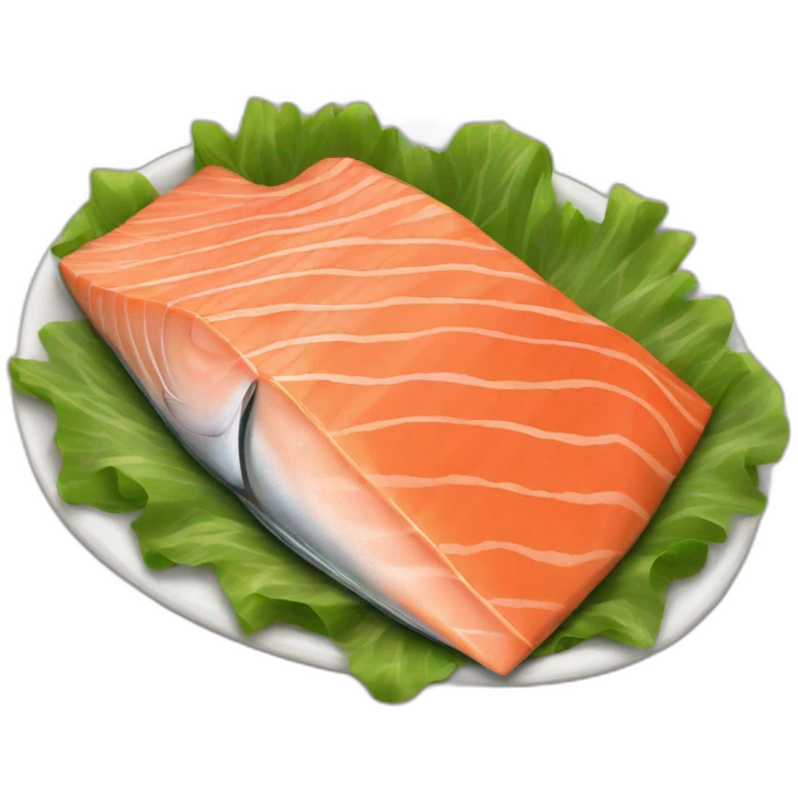 smocked salmon emoji