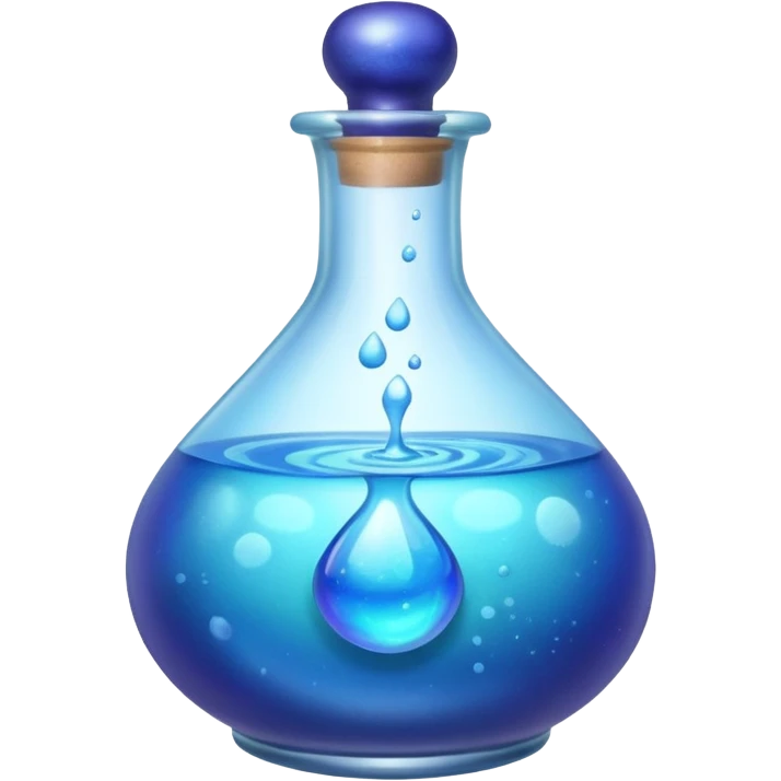 blue potion emoji