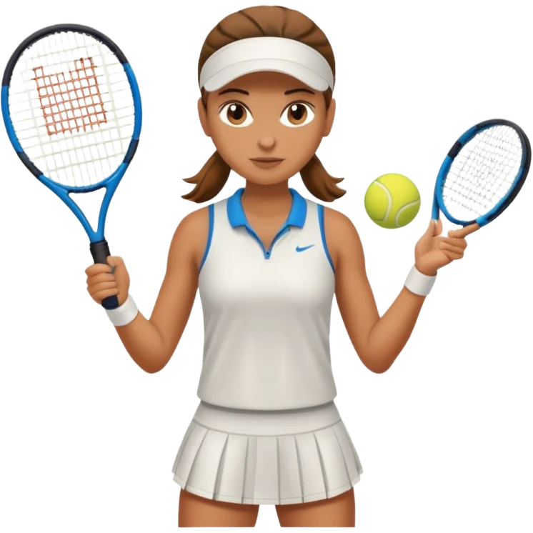 female tennis player emoji