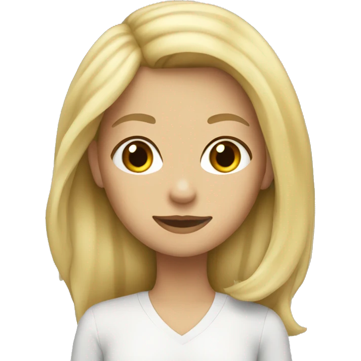 a blonde girl veteriarian emoji