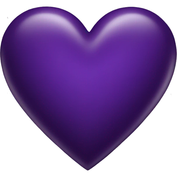 dark purple heart emoji
