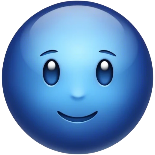 dark blue element 100% emoji
