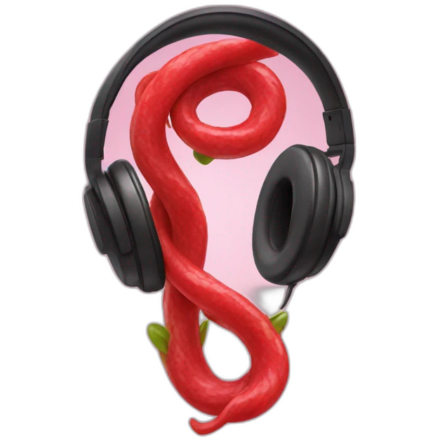 red vines with headphones emoji