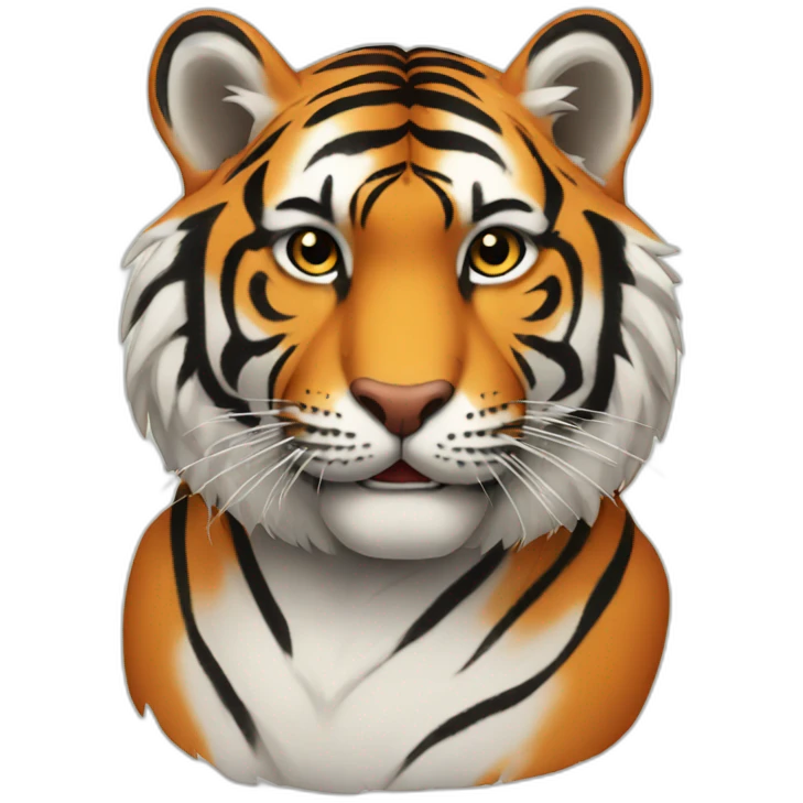 tiger love emoji