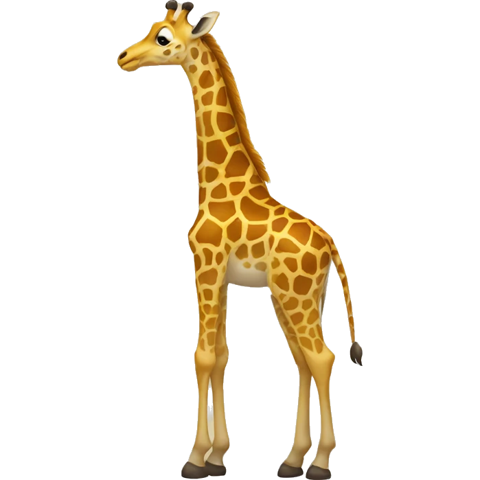 Girafe corps entier emoji