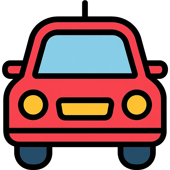colored car icon emoji