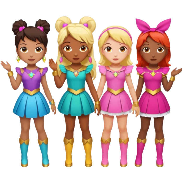 5 Magical Girls  emoji