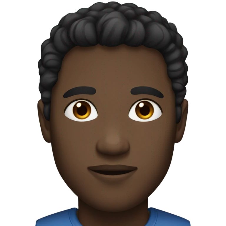 Black man with brown hair and brown eyes white women with black hair blue eyes emoji