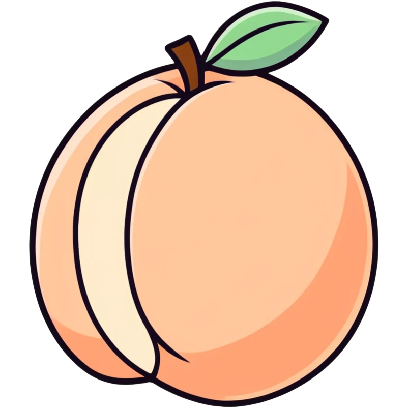 Award winning  peach emoji