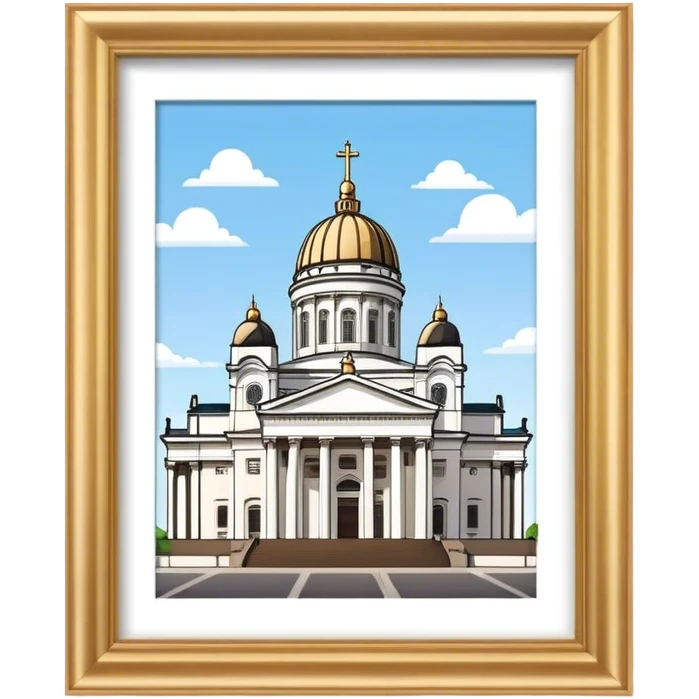 Helsinki cathedral  emoji