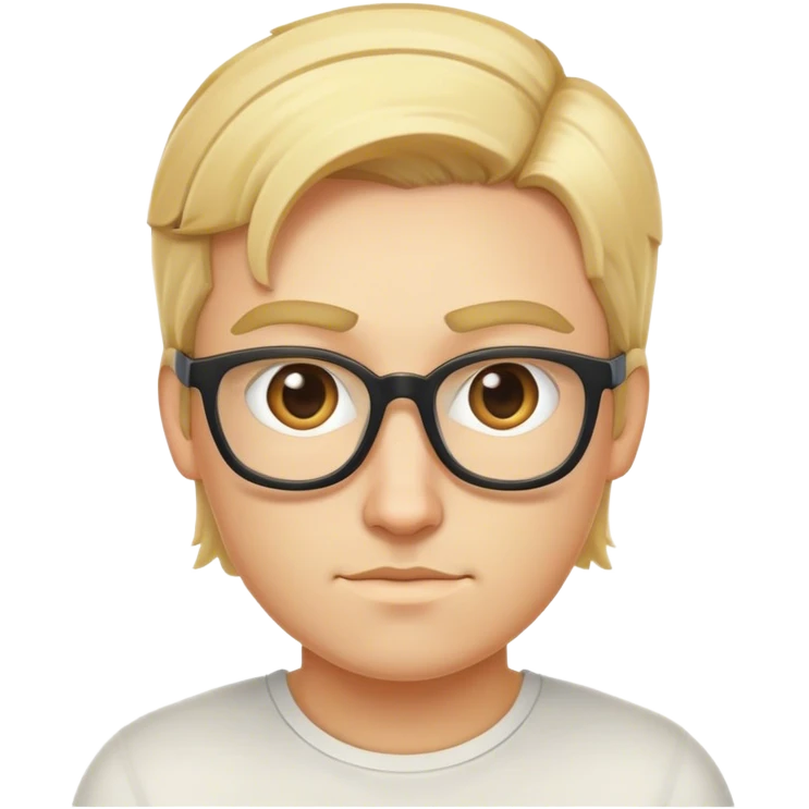 A Greek geek blond developer  emoji