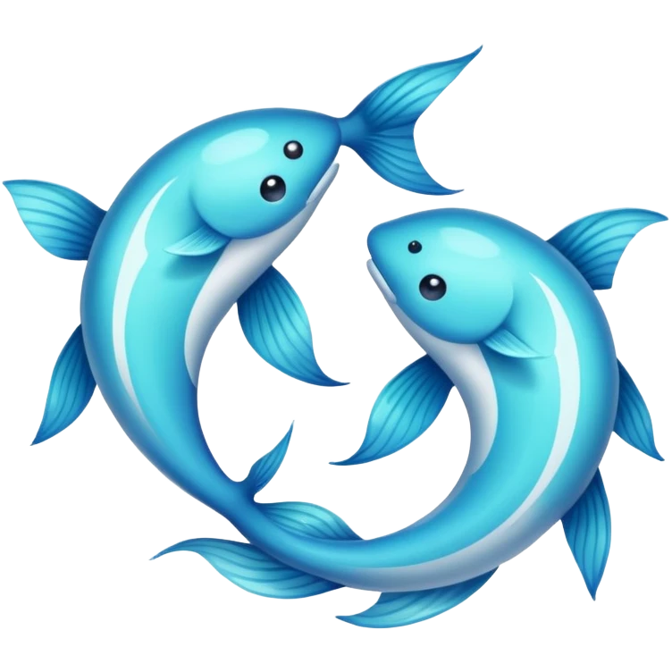 The symbol for Pisces emoji