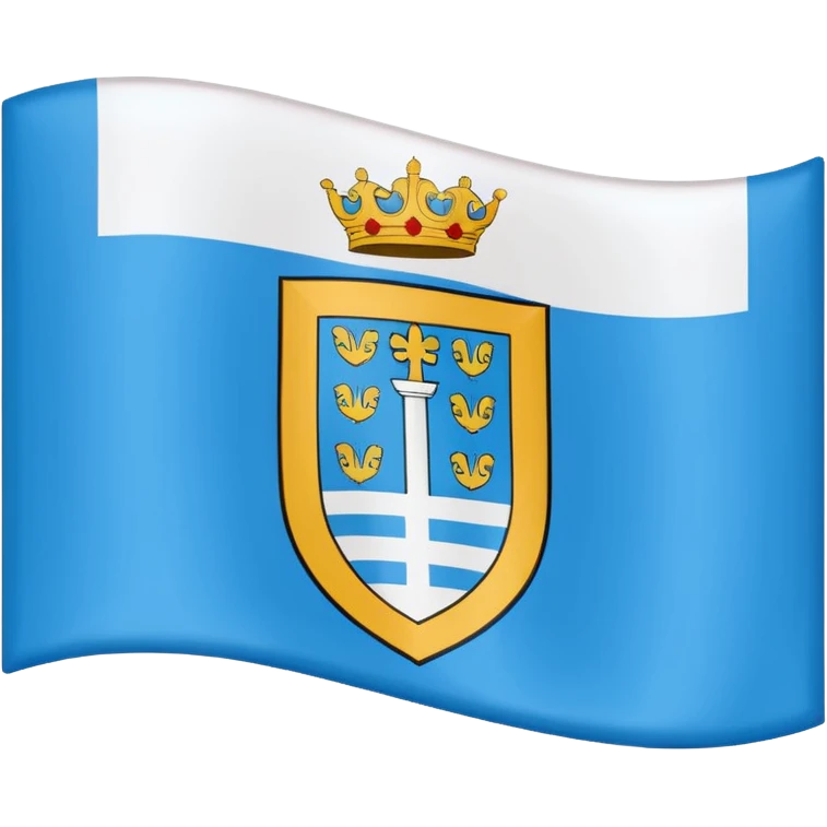 Bandera de Galicia emoji