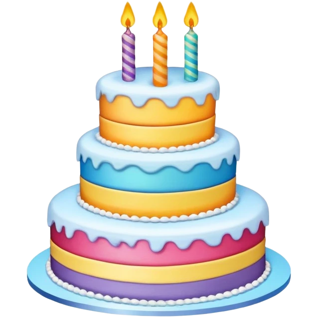 Birthday cake emoji