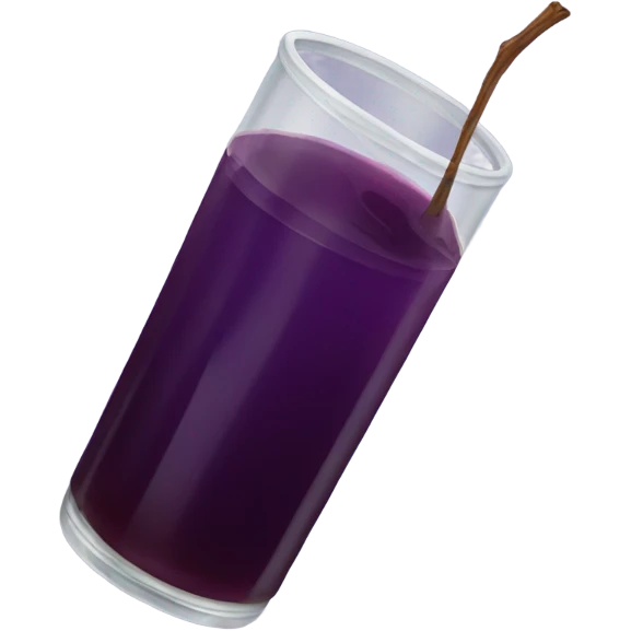 Prune juice emoji