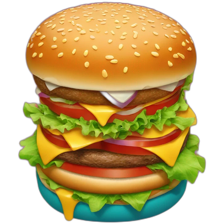 big king xxl burger emoji