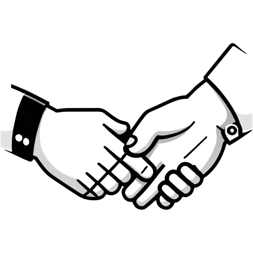 reliability handshake or checkmark badge emoji