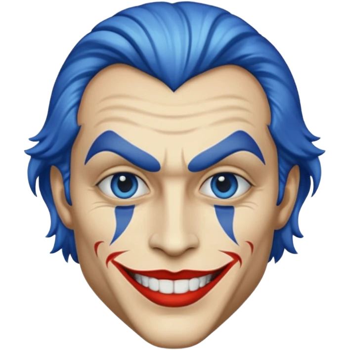Glitter Blue coringa emoji
