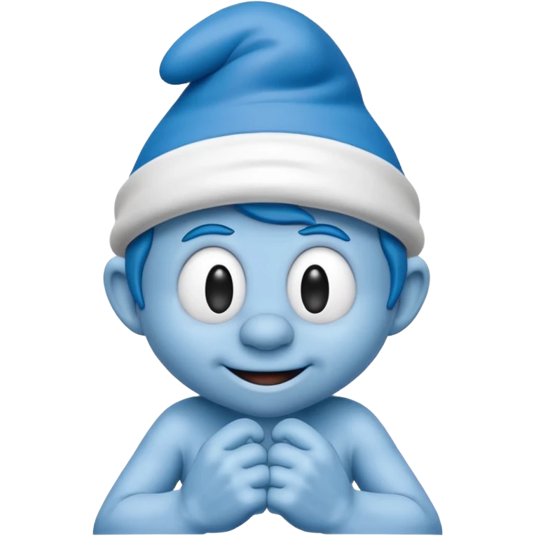 Smurf emoji