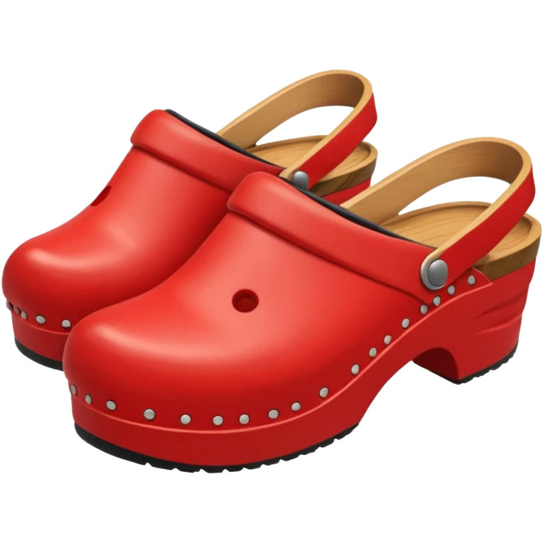 clogs red emoji