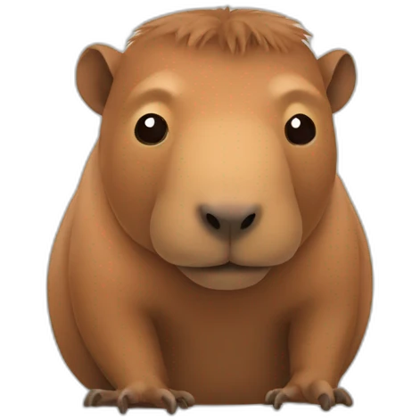 Capibara emoji