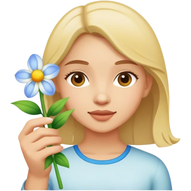Girl have a flo emoji