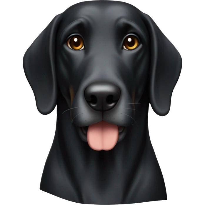 black hound  emoji