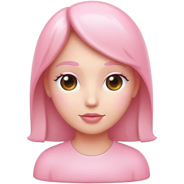 light pink cartoony female symbol emoji