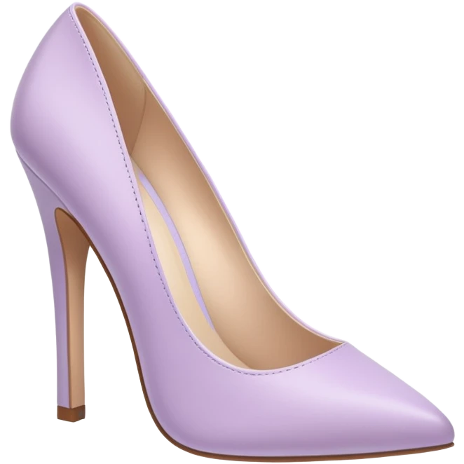 lilac pastel pumps emoji