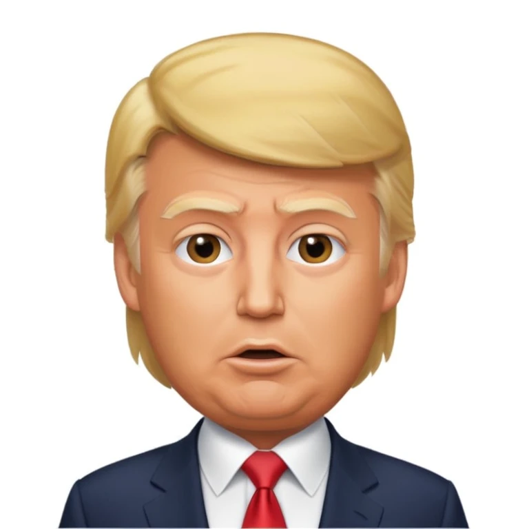 Donald Trump speaking at a rally emoji
