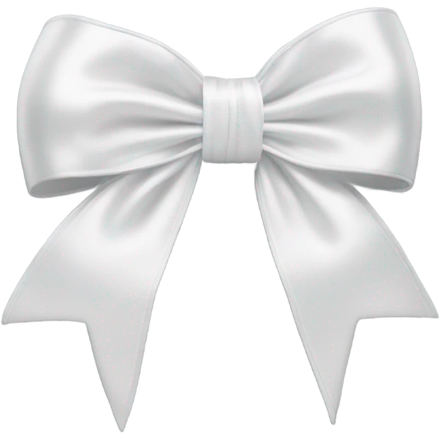 White bow emoji
