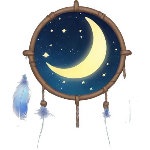 moon-and-stars-dreamcatcher emoji