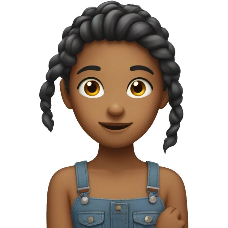 girl playing with her hair  emoji