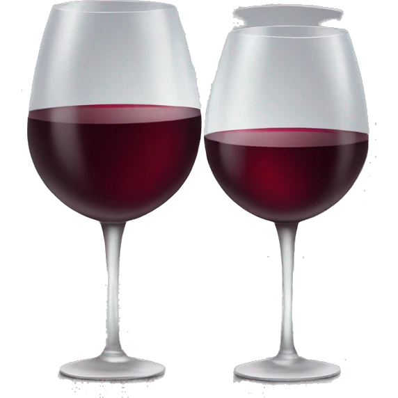 glass of red wine emoji