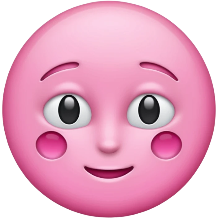 Pink  emoji