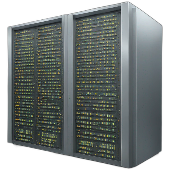 Beautiful supercomputer emoji