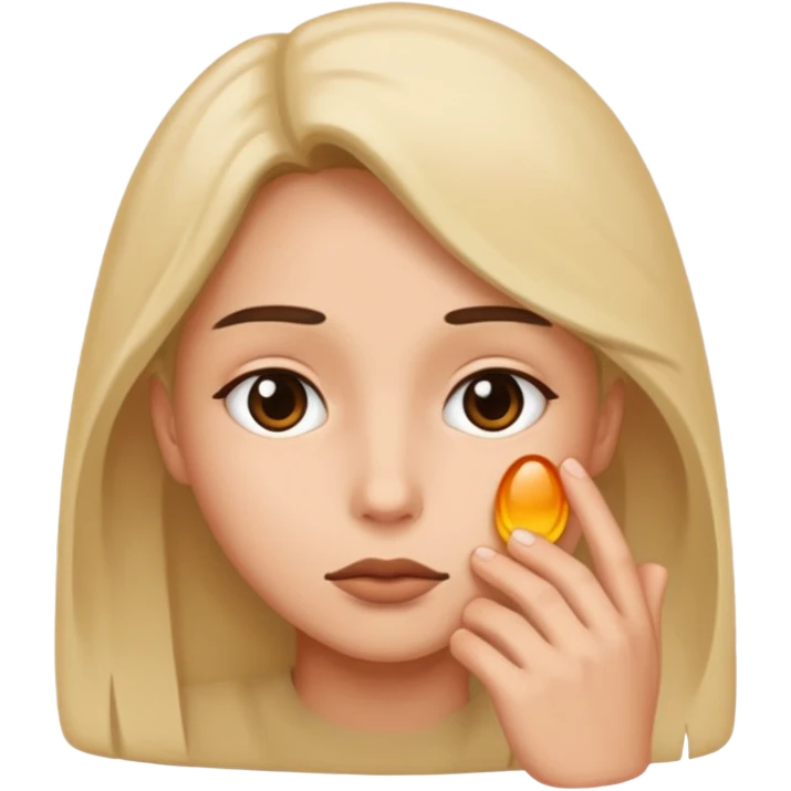 🔵🤫 emoji