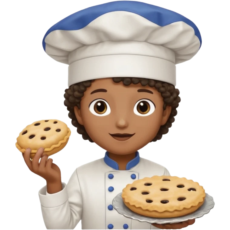 Pookie curlymoon pie emoji