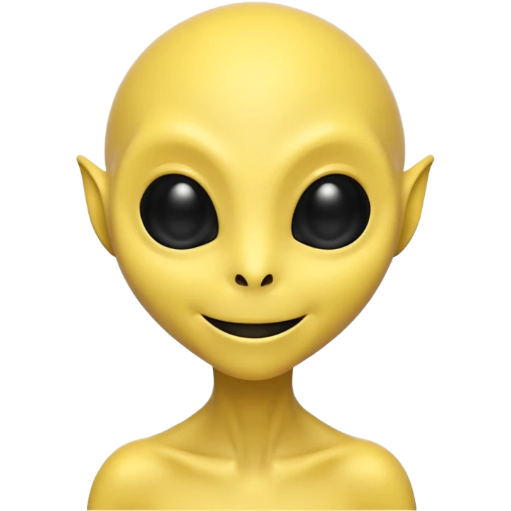 yellow alien emoji