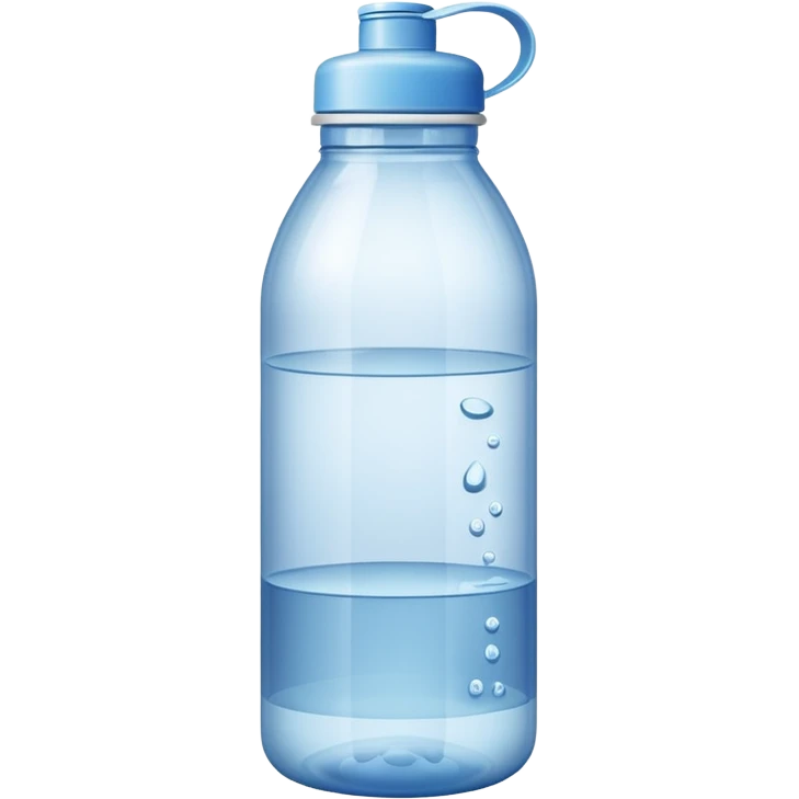 Water bottle emoji