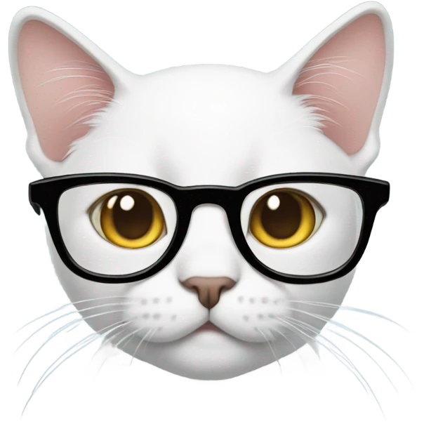 cat with glasses  emoji