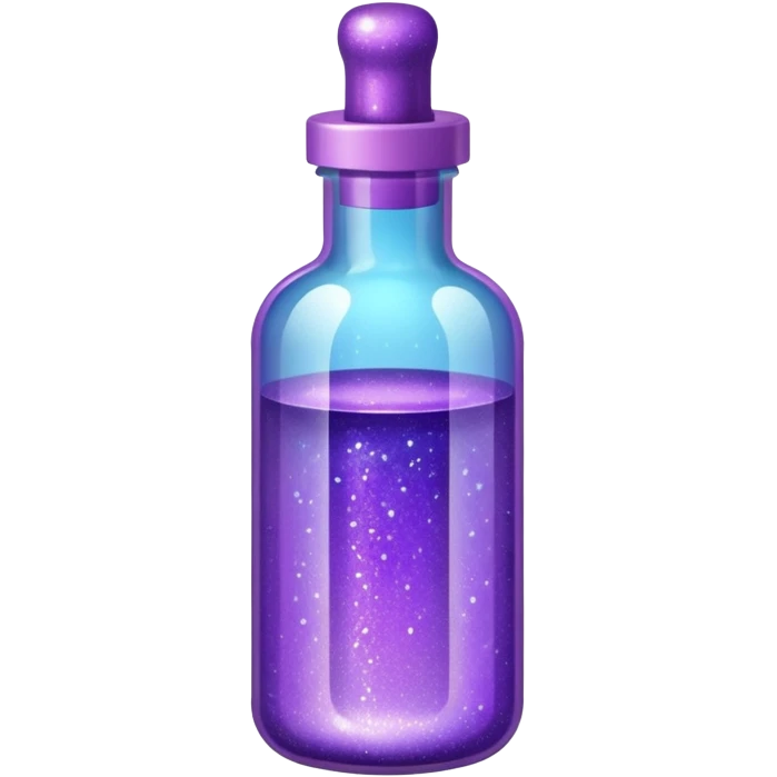 glitter purple medicine emoji
