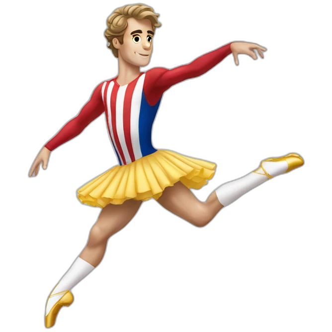 Griezmann like a ballerina emoji