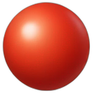 red ball emoji