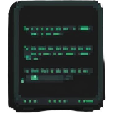Terminal command line, programming logo emoji