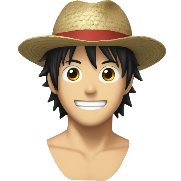 The hat for Luffy from one piece emoji