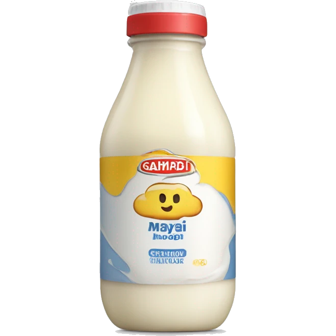 a bottle of Mayonnaise emoji