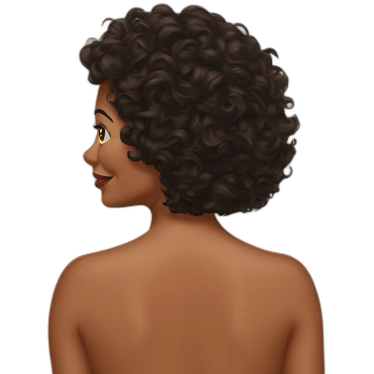 naturist oprah from behind emoji